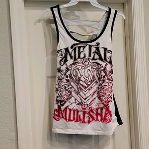Womens metal mulisha tank top